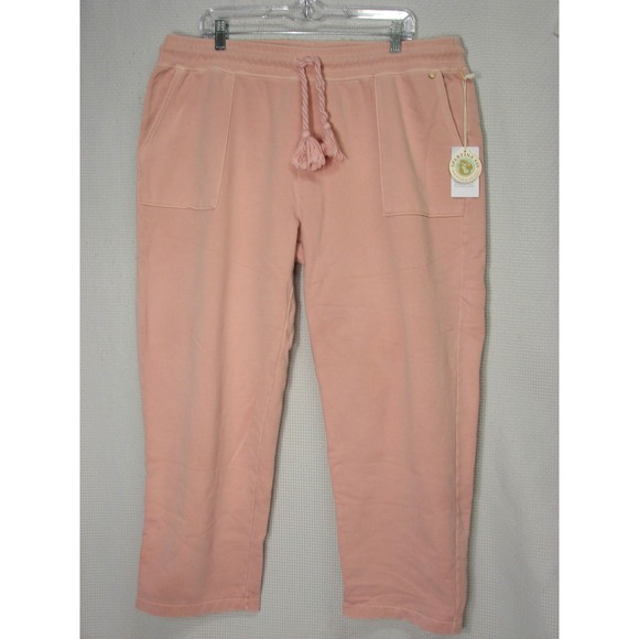 Spartina 449 Pants - New Spartina 449 Pale Blush Pink Seaview Lounge Pull On Pants Womens XXL